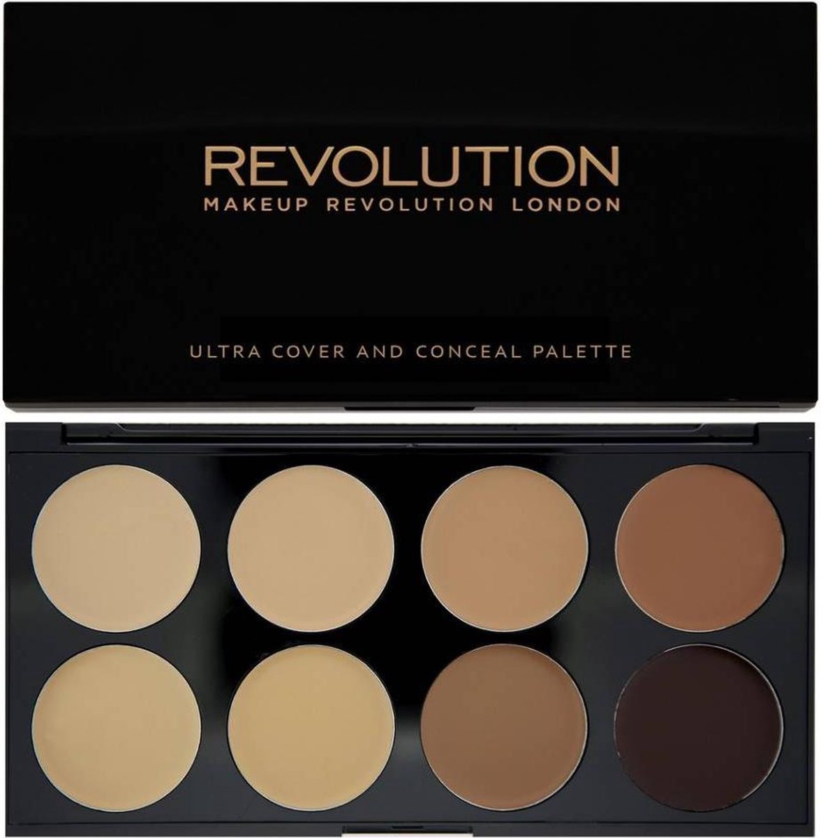 Makeup Revolution Ultra Cover and Concealer Palette - Medium/Dark