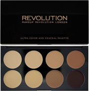 Makeup Revolution Ultra Cover and Concealer Palette - Medium/Dark