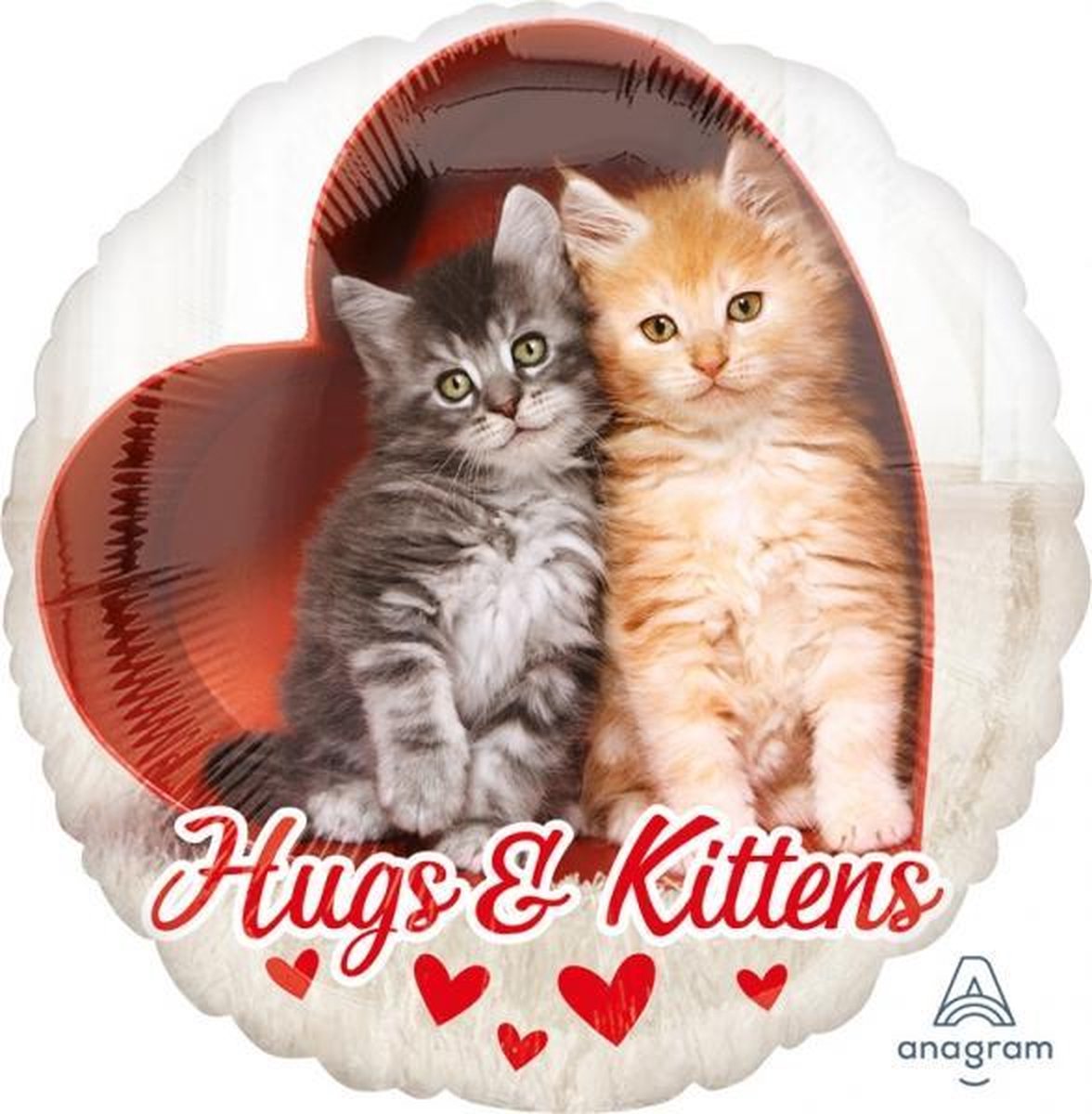 "Hugs & Kittens" FolieBallon