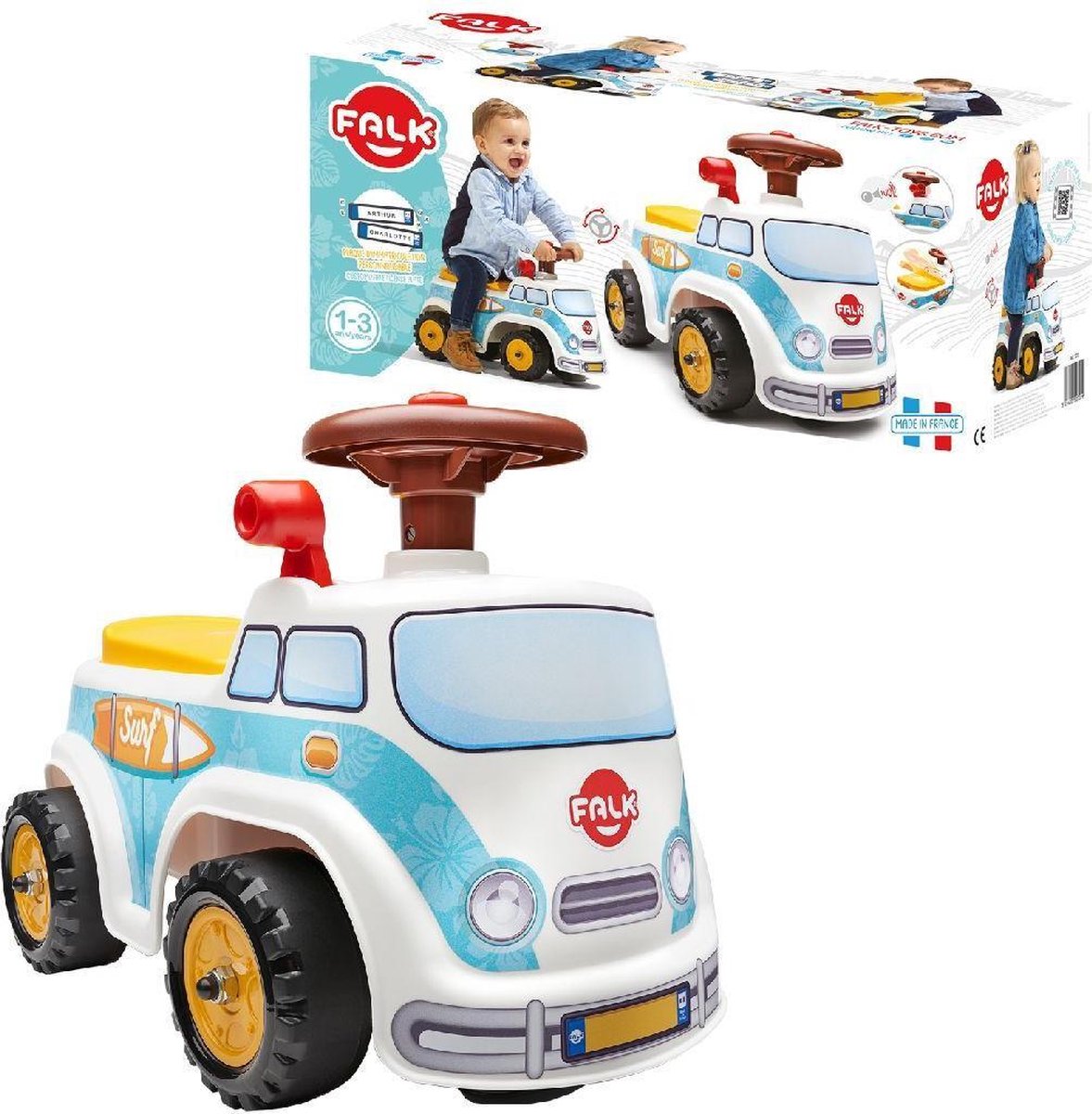 Falk loopwagen surf minibus 1 - 3 jaar