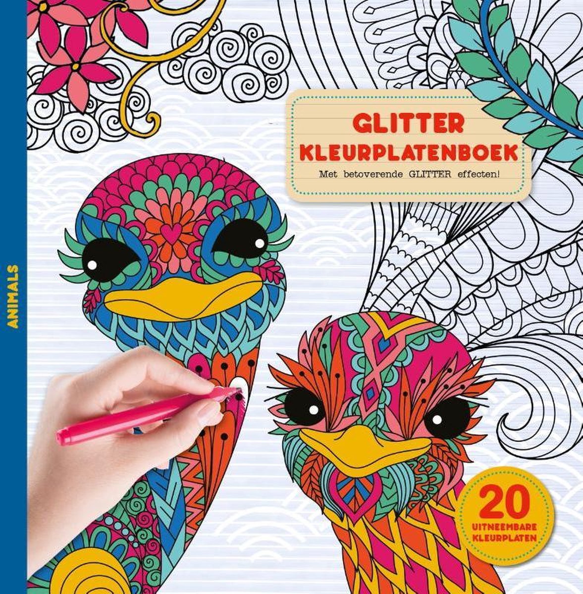 Image Books Glitterkleurboek Animals 6+