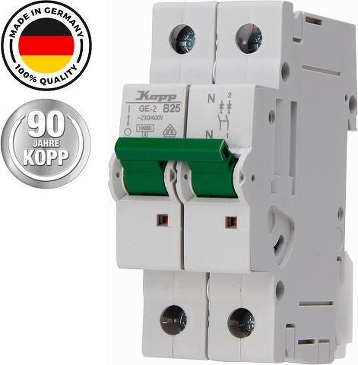 Kopp 722510009 Zekeringautomaat 1-fasig 25 A 230 V