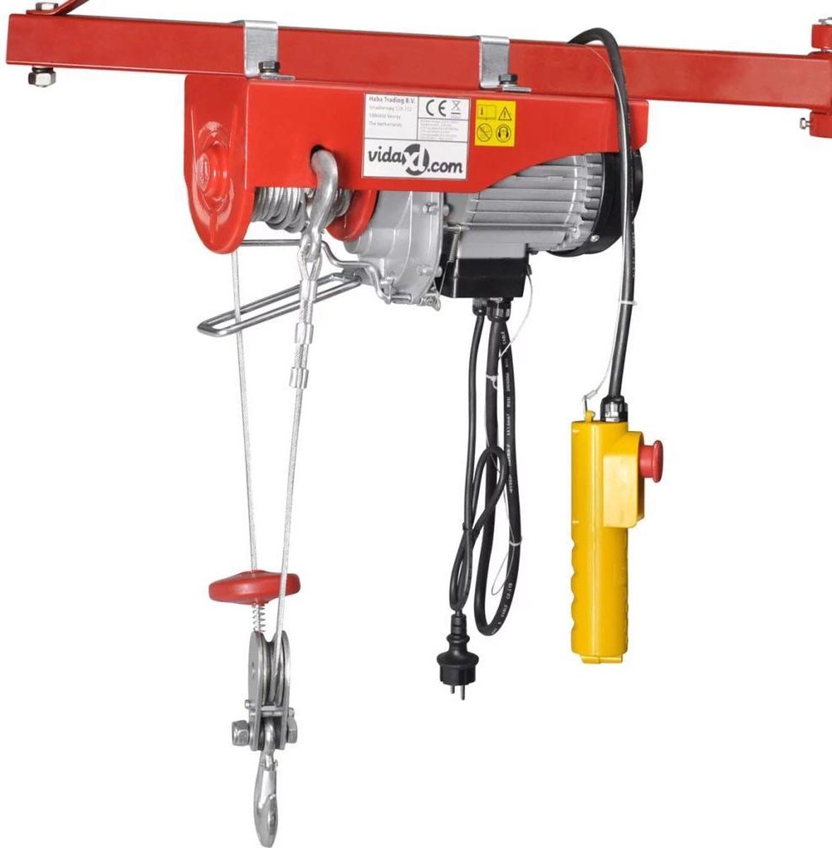 Elektrische lier 1300 W 400/800 kg