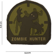 Embleem 3D PVC Zombie Hunter Arid