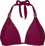 Sapph 10S Audrey Triangle Halter Dames Plum-42