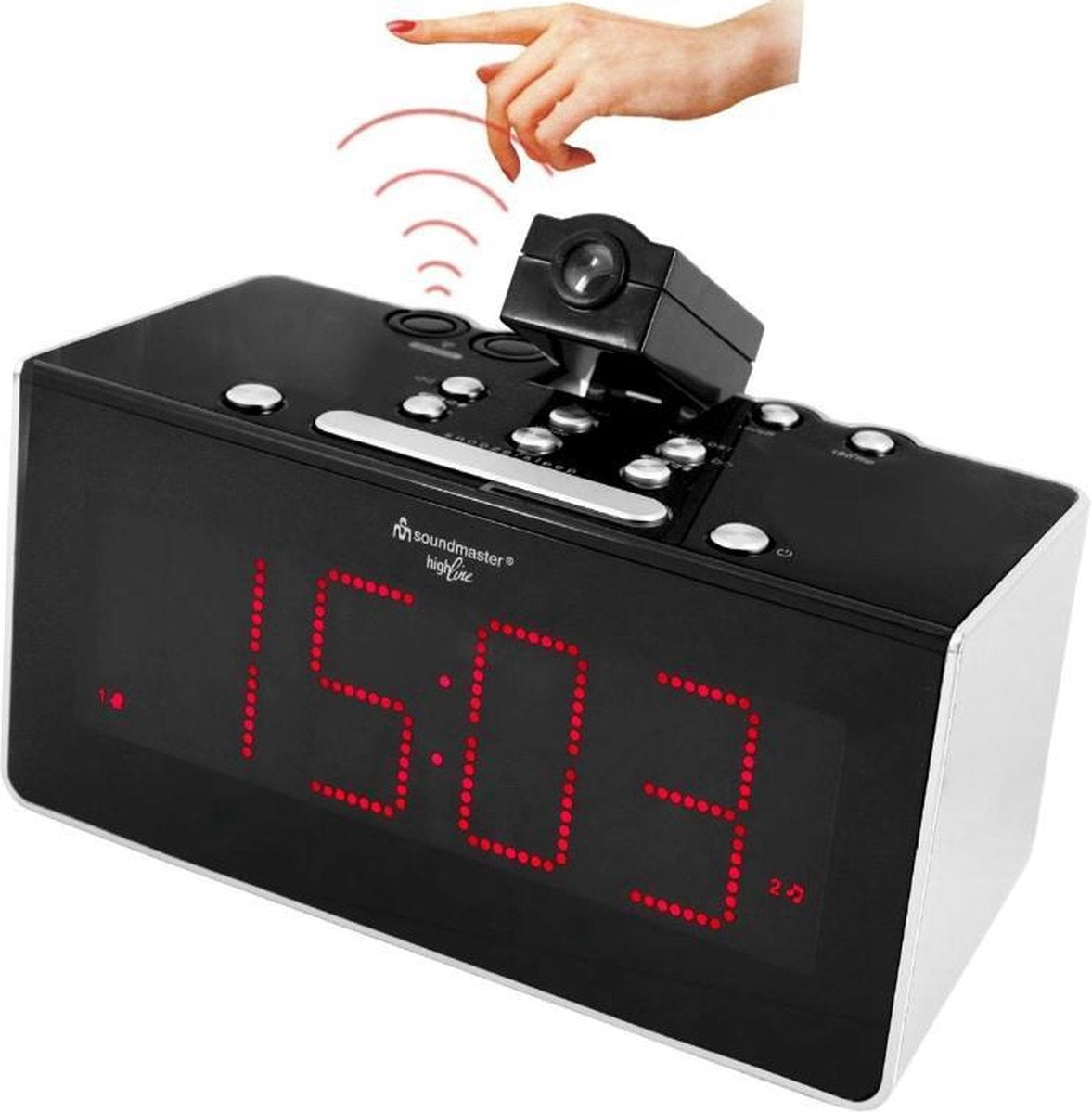 Soundmaster FUR6005 Wekkerradio met projectie
