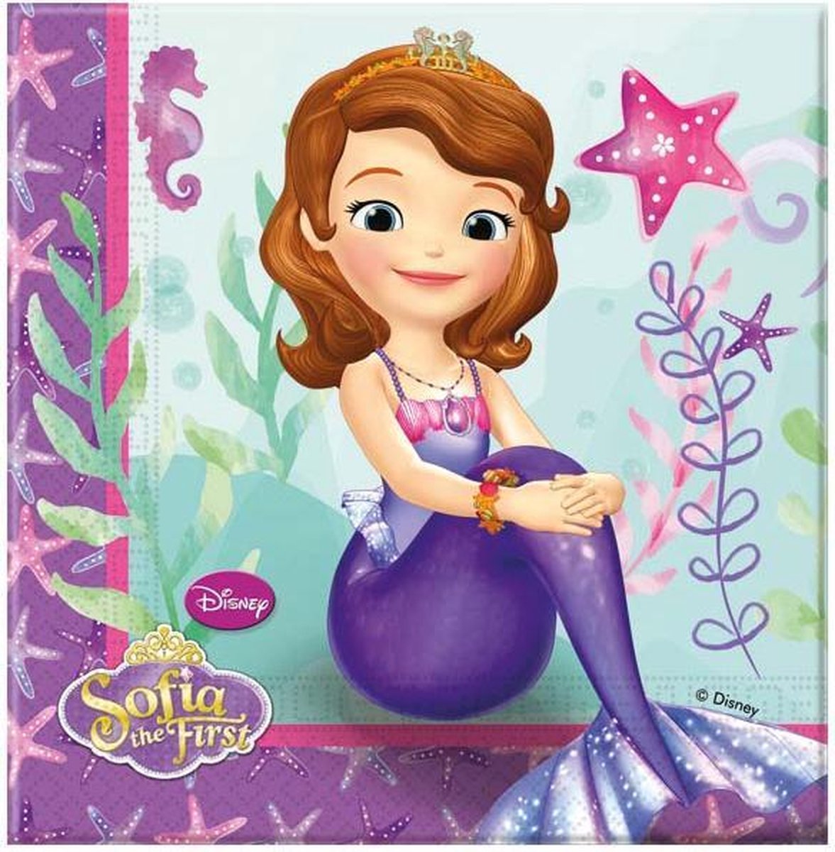 Servetten Sofia the First 33x33 /20