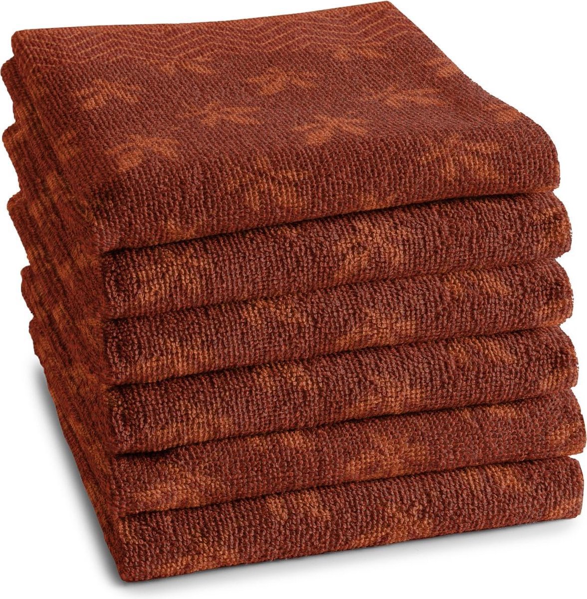 DDDDD Petals - Keukendoek - Autumn Red - 6 stuks