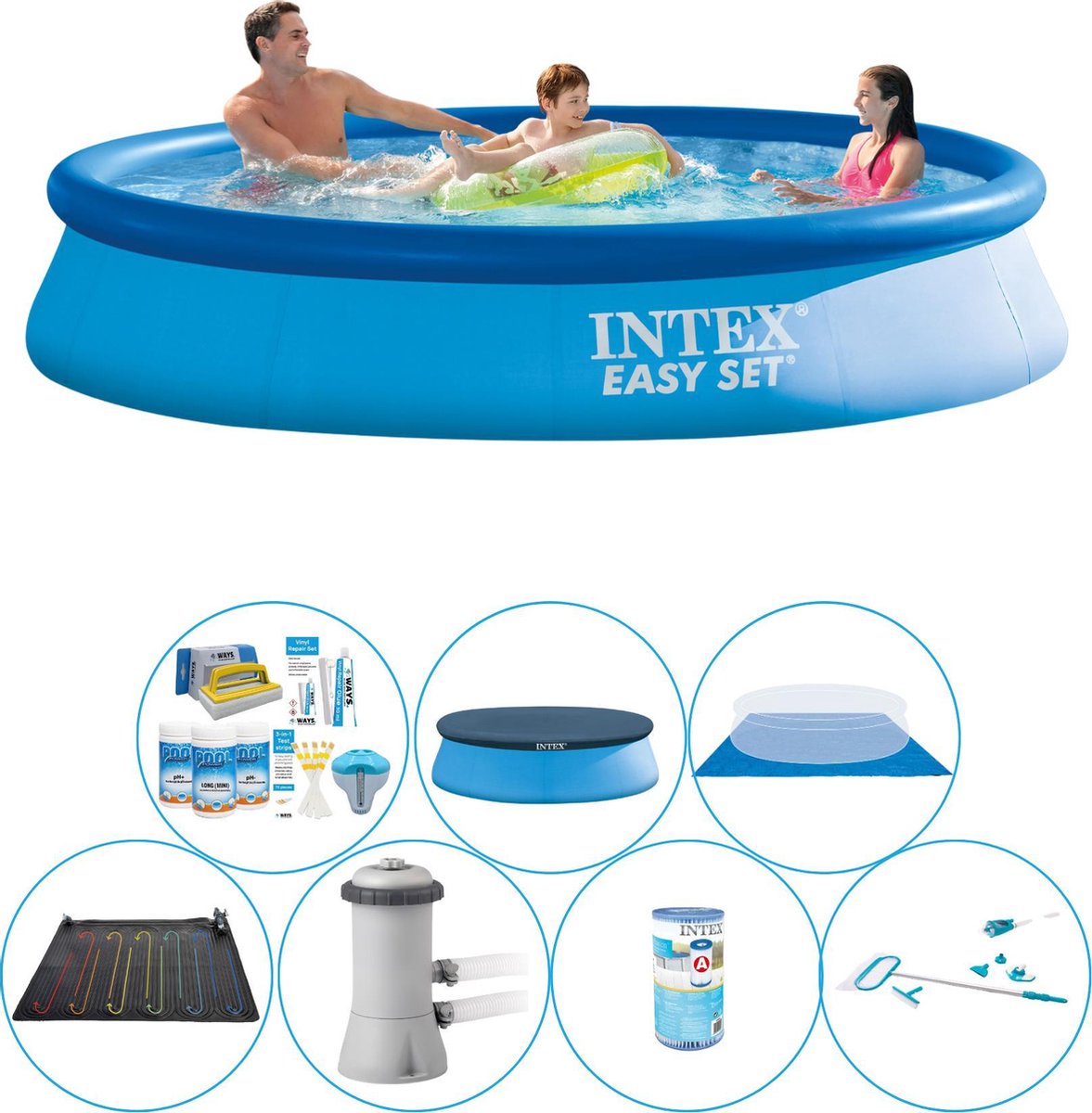 Intex Easy Set Rond 366x76 cm - Zwembad Set