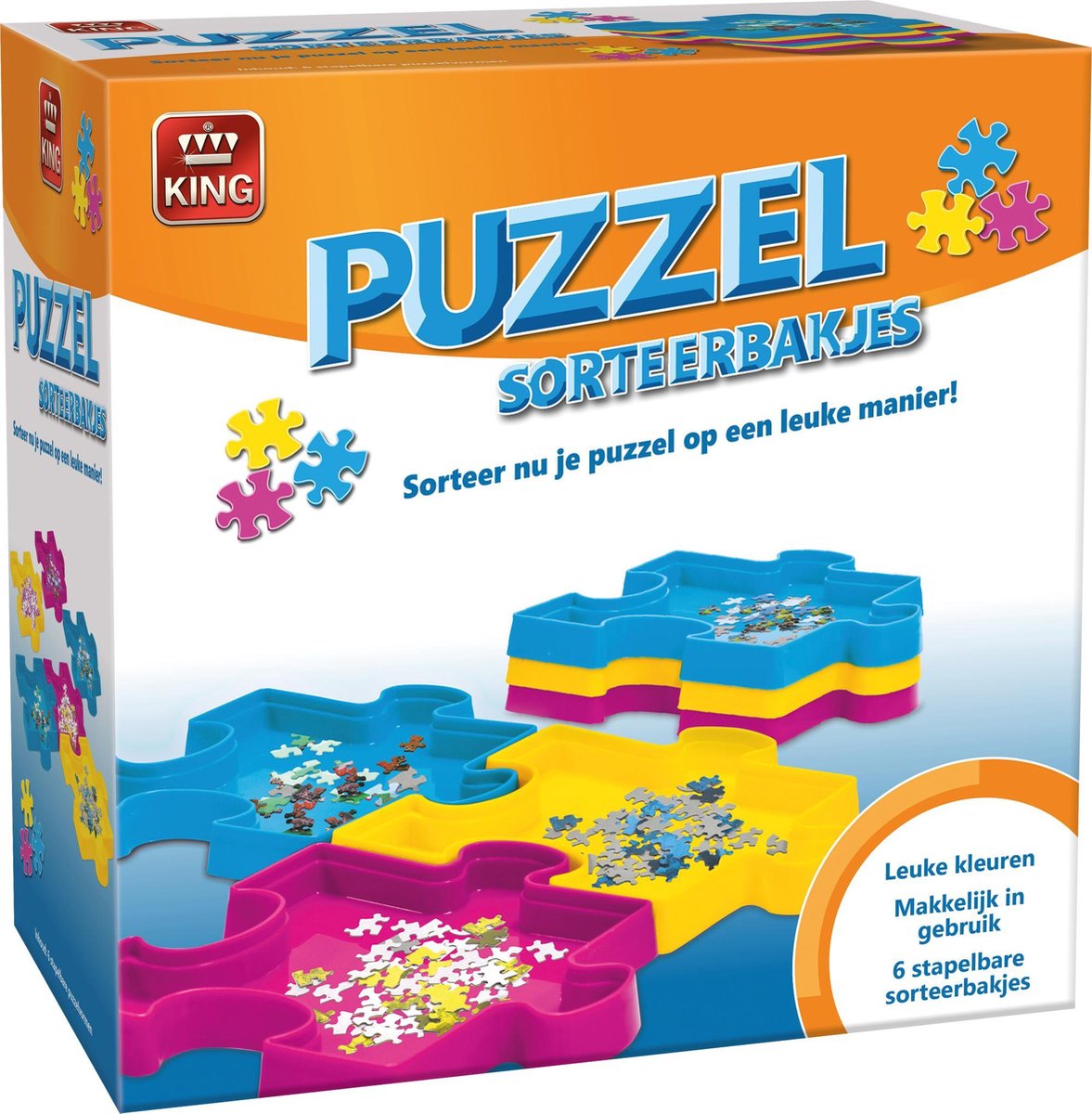 Puzzelsorteerbakjes