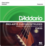 Ukulele snaren EJ65S Sopran Nylon 24-32-34-28