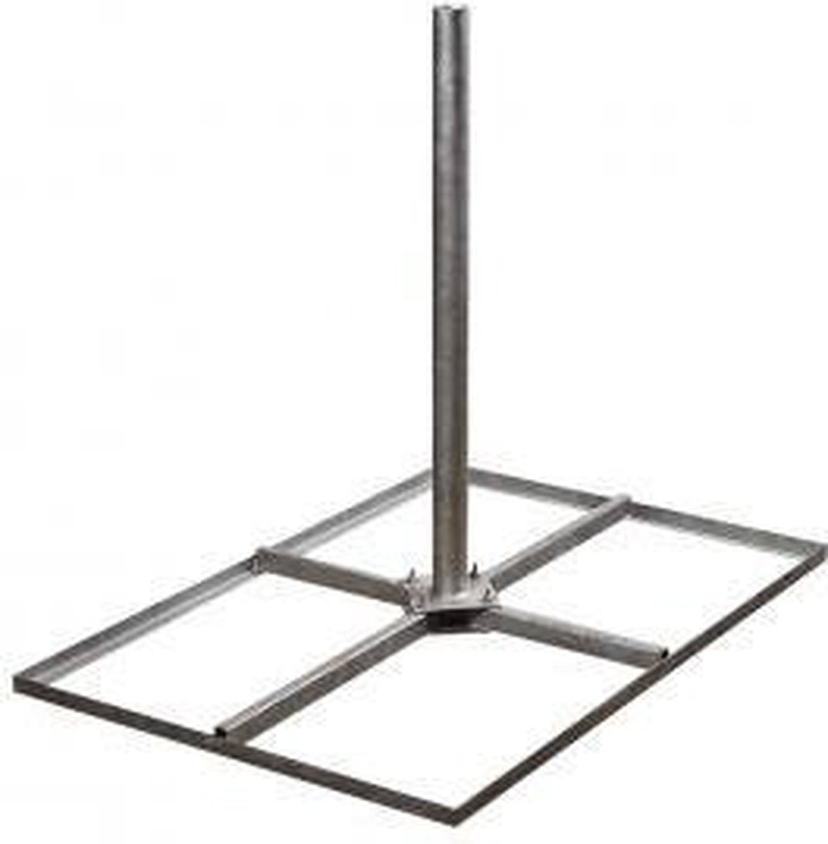 Blueqon KAT4060 Vaste Tegelvoet 120 CM | 76 Ø  - Antenne Montagebeugels