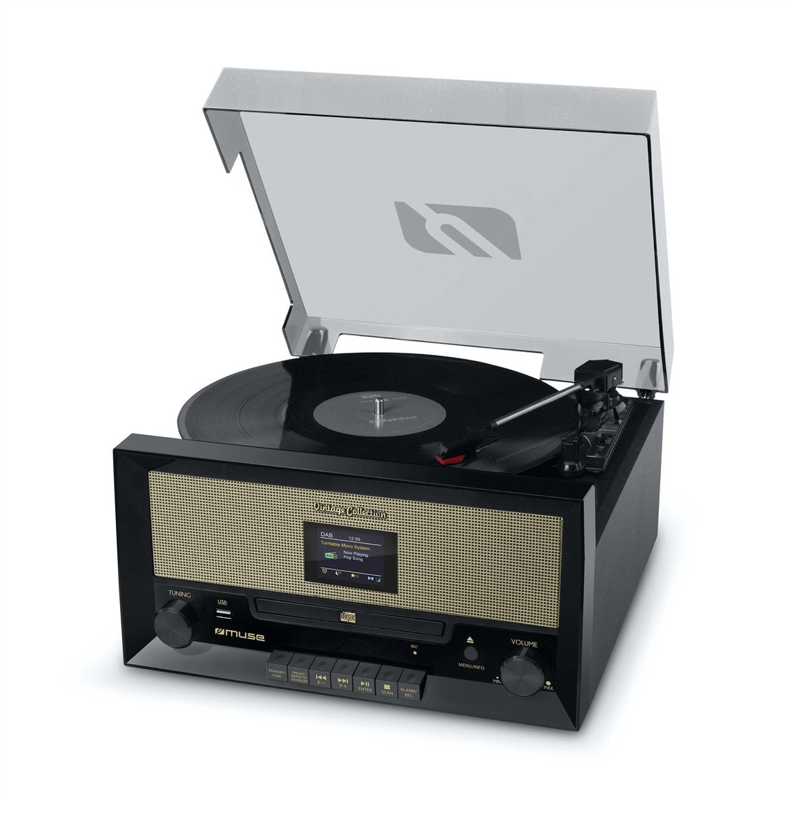 Muse MT-110 DAB Muziekcenter met platenspeler