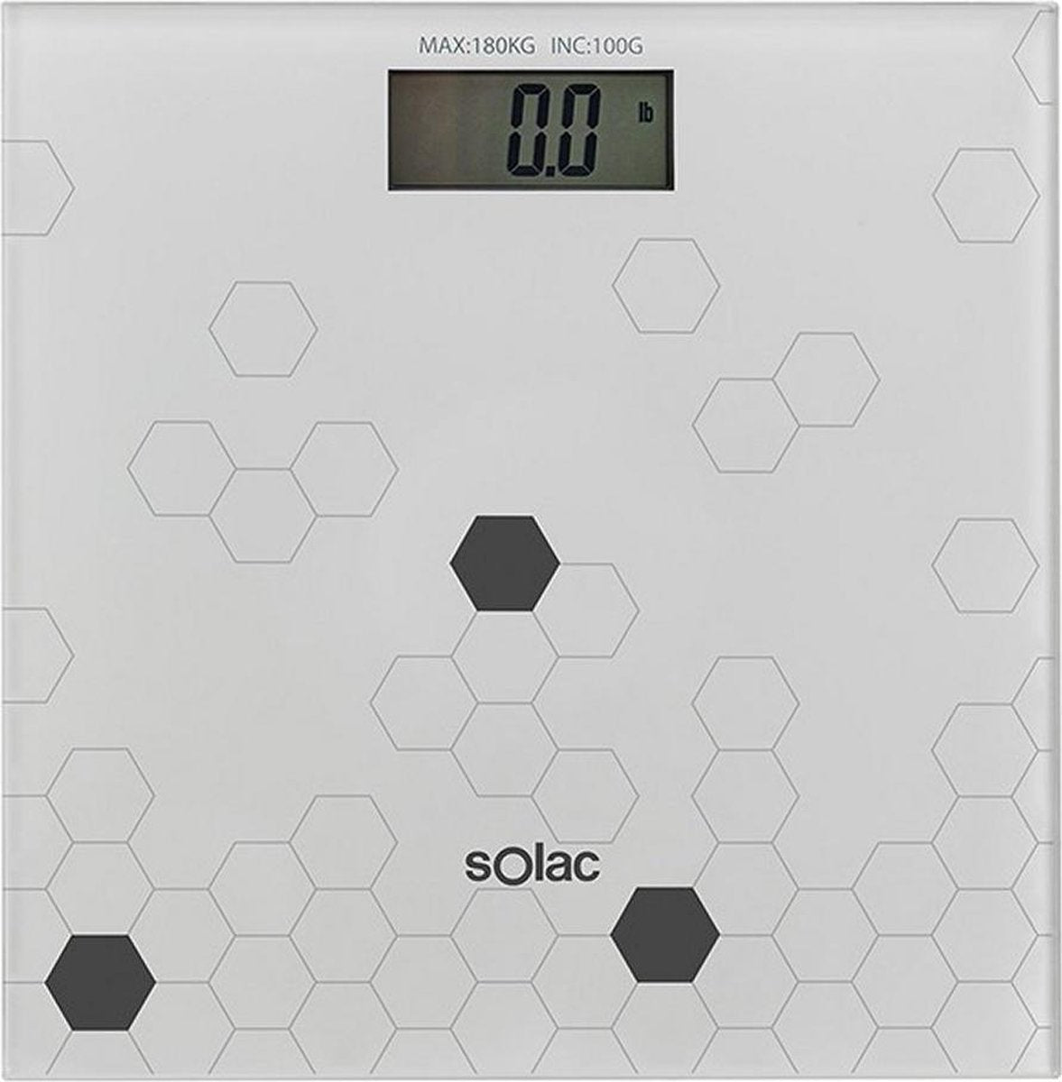 Solac PD7623 Elektronische weegschaal Vierkant Wit weegschaal
