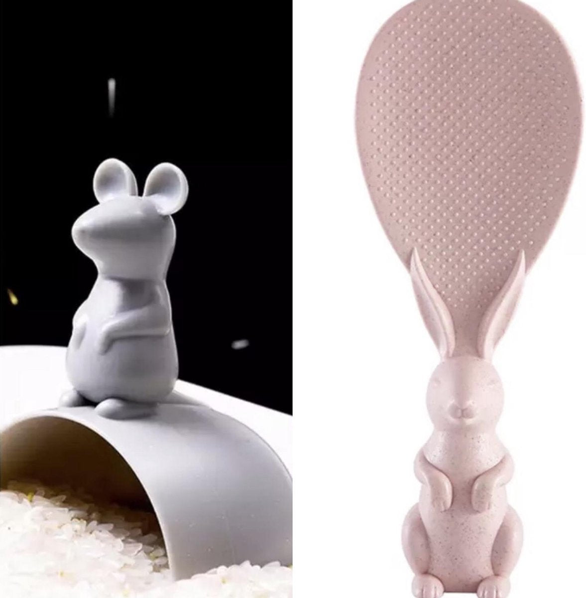 Rijstlepel - Set van 2  - Maatschepje - Keuken Gadget