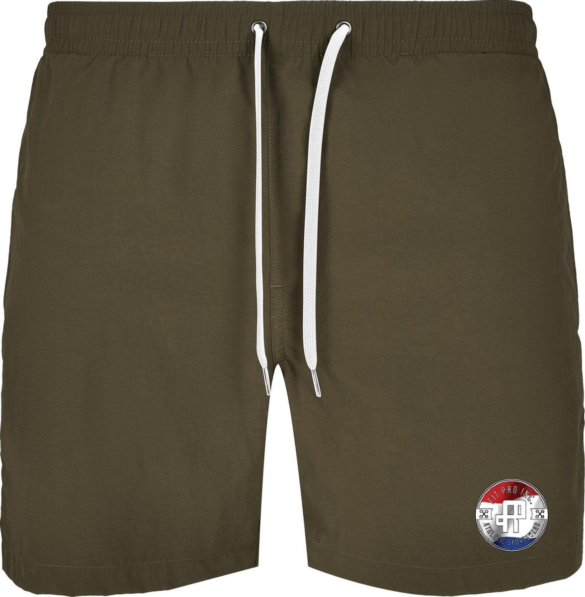 FitProWear Heren Zwembroek DUTCH - Olijf - Maat XXL/2XL - Swimshort - Zwembroek - Zwemshort - Heren Zwembroek - Zwemkleding - Zwemmen - Strandkleding - Short