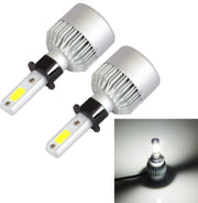 2 STKS H3 18 W 1800LM 6500 K 2 COB LED Waterdichte IP67 Auto Koplamp Lampen