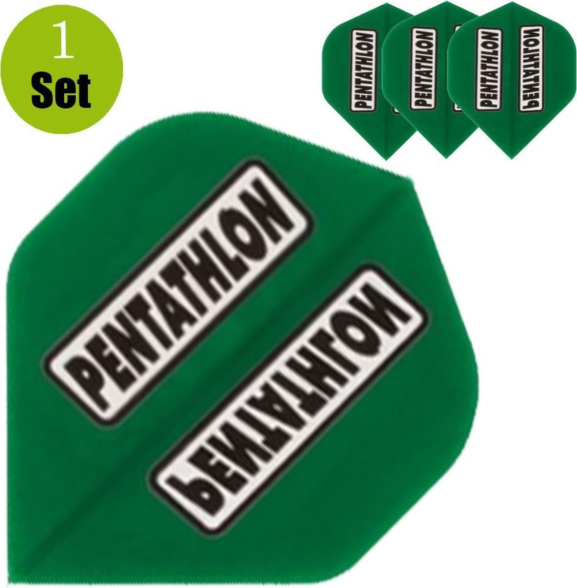 Pentathlon Dartflights - Groen- ()