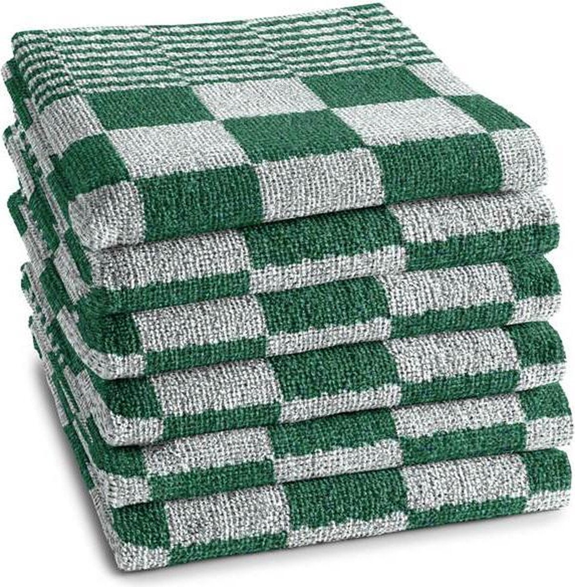 DDDDD Barbeque - Keukendoek - 50x55 cm - Set van 6 - Green