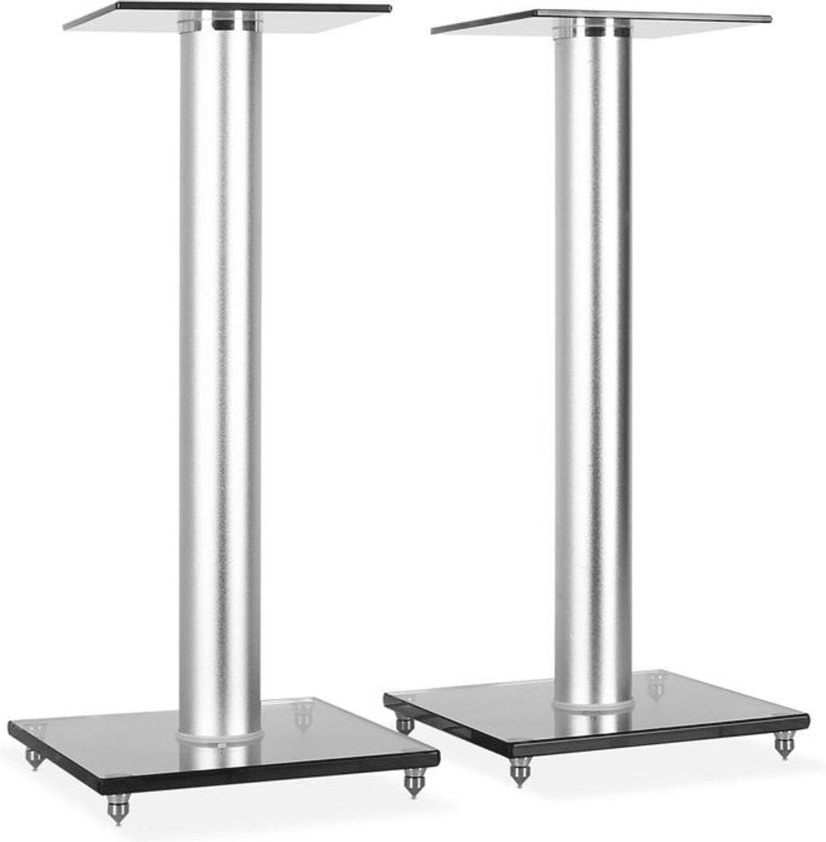 BS58 paar design-boxen luidsprekerstandaards glas aluminium