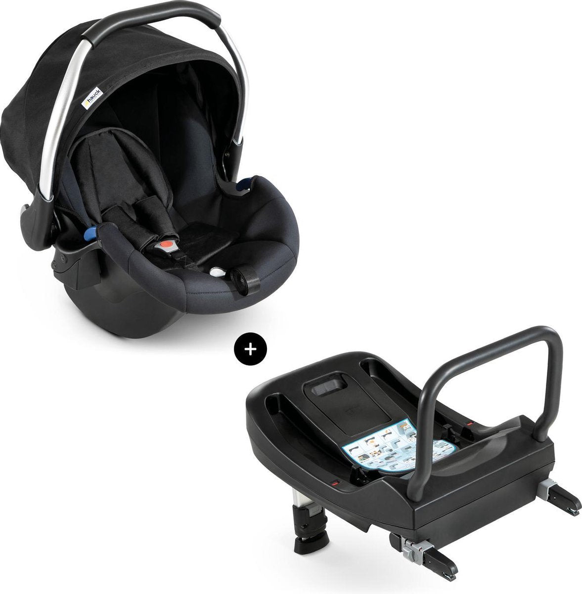 Hauck Comfort Fix Set IsoFix of EasyBase en Autostoeltje - Zwart