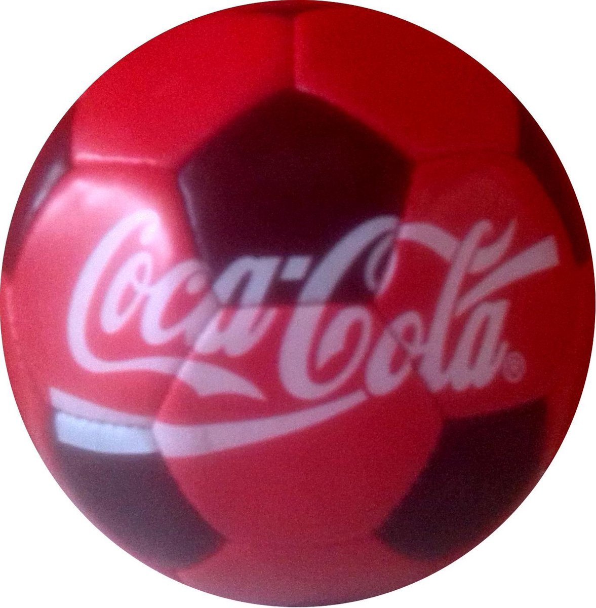 Coca Cola Voetbal rood