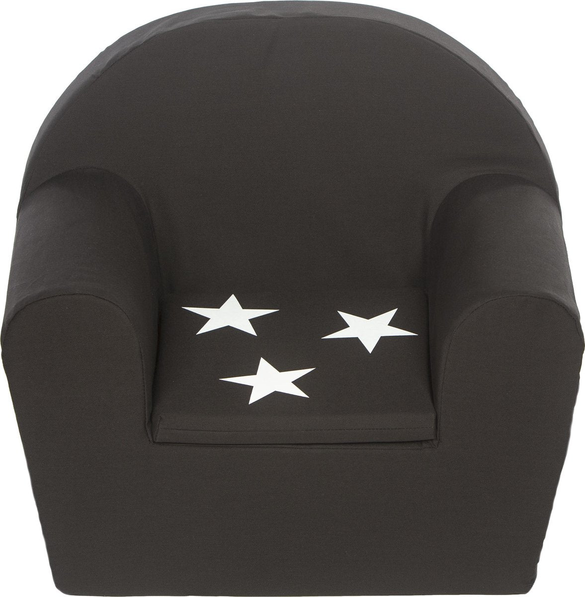 Peuterstoeltje-Kinderfauteuil Zwart+ster