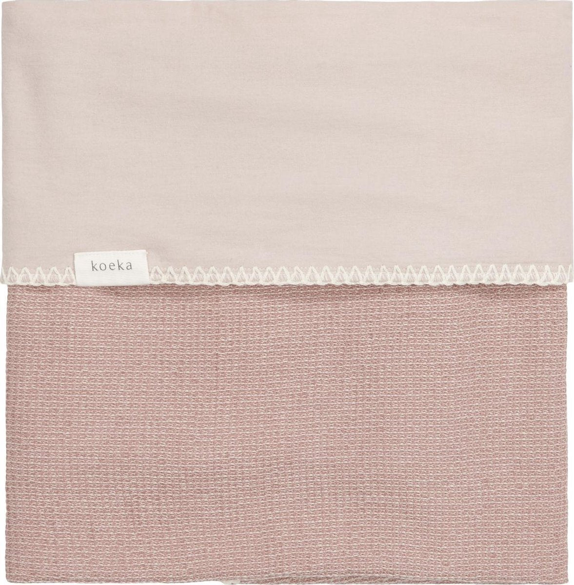 Koeka Wiegdeken flanel Cairo - plum 75x100cm