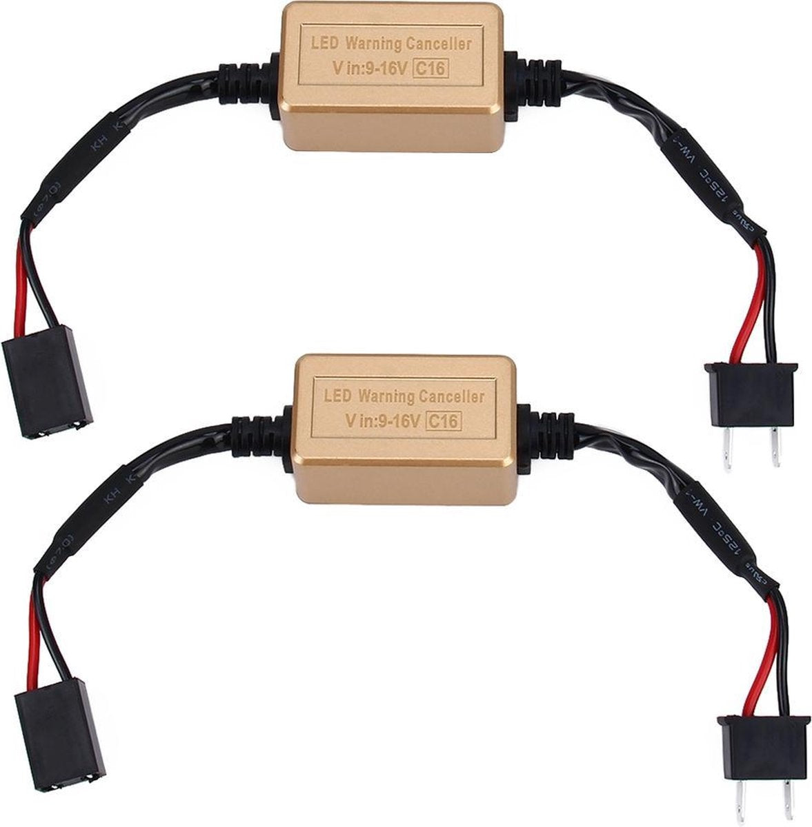 2 STKS H7 LED Koplamp Canbus Foutloos Computer Waarschuwing Canceller Weerstand Decoders Anti-flikkering Condensator Harnas