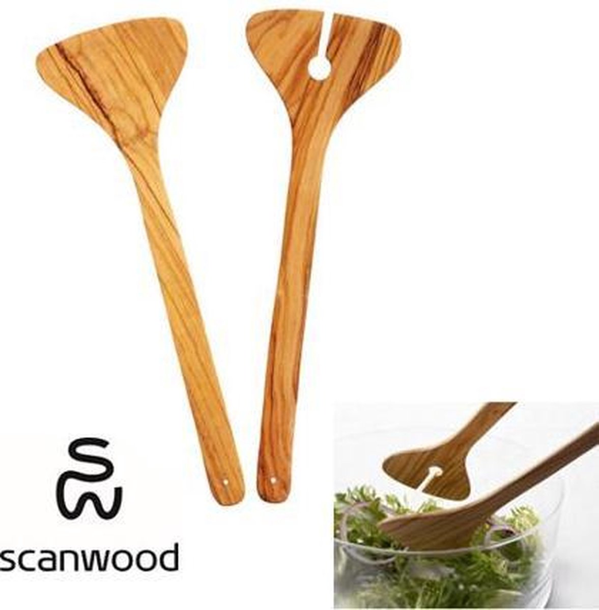 Scanwood slacouvert of slabestek uit olijfhout 30 cm