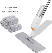 TBG Hand Spray Mop Vloer Huis Cleaning Tools Mop Voor Wassen Vloer Lui Platte Vloer Cleaner Mop Met Vervanging Microfiber Pads With 6PCS Mop Pads