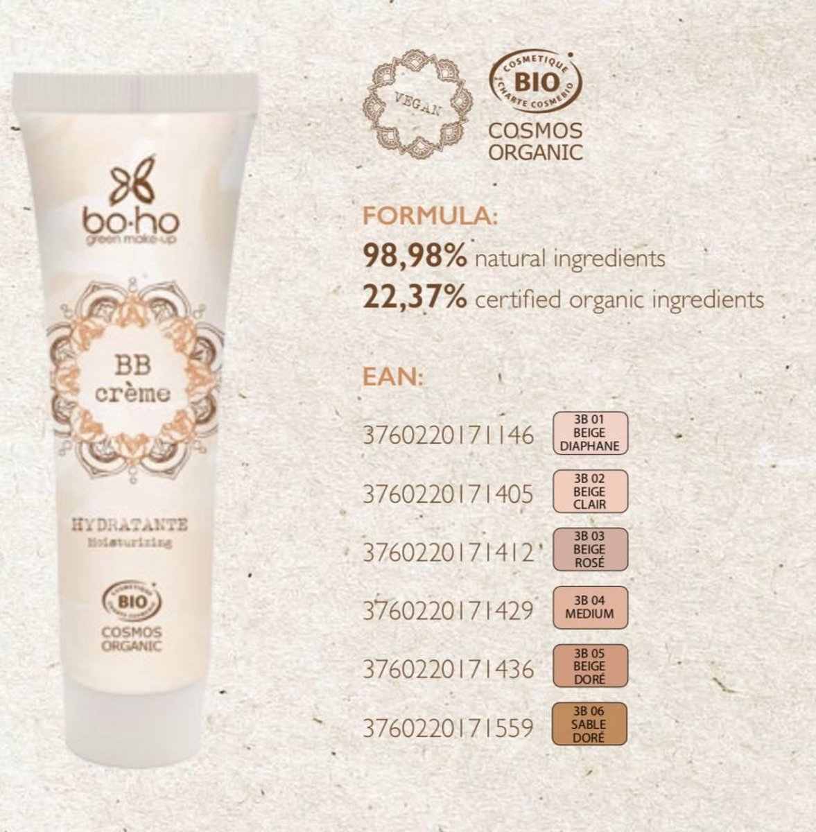 Blemish Balm Cream Beige Diaphne (30 ml)