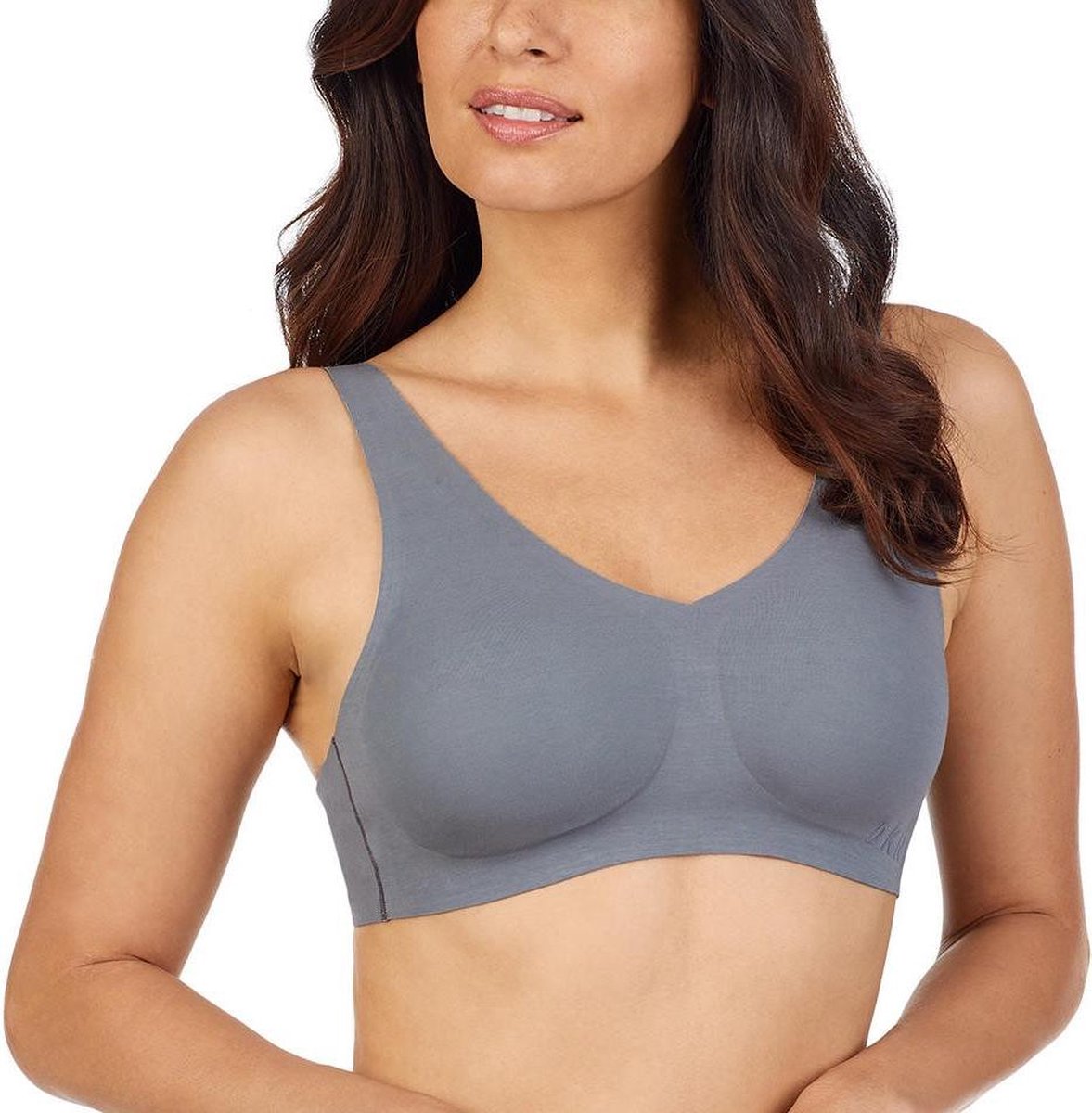 DKNY - BONDED KATOEN LASER CUT PLUNGE bh - Sidewalk - Vrouwen - Maat XL