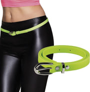 12 stuks: Riem - neon groen - 100x1