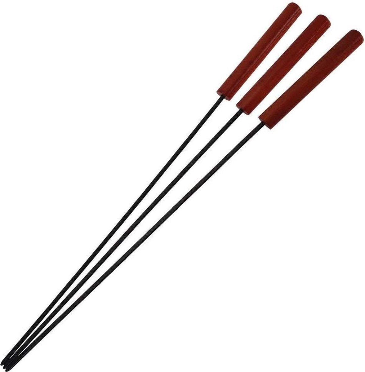 Vaggan Grillspies Rvs Zwart 48 Cm 3 Stuks