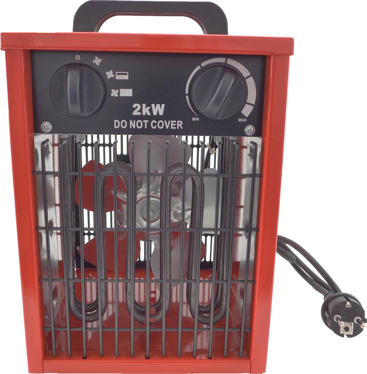 Kachel - Stroom - 2KW - 220V - 3 Standen - 25 - 1000 - 2000W - Handvat