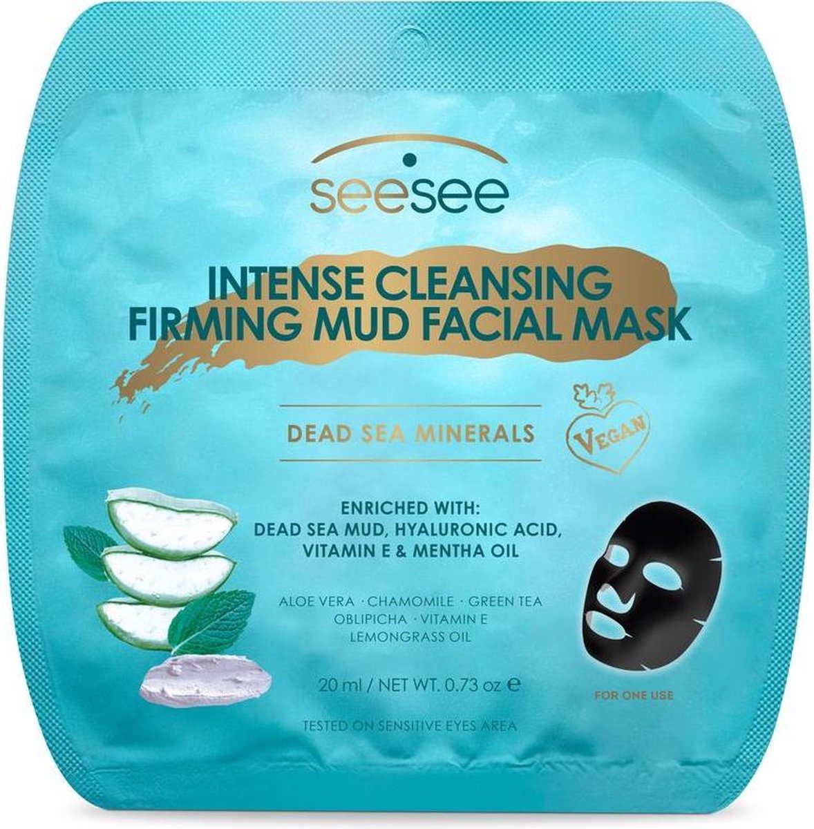 SeeSee Lab Vegan Firming Mud Facial Sheetmasker