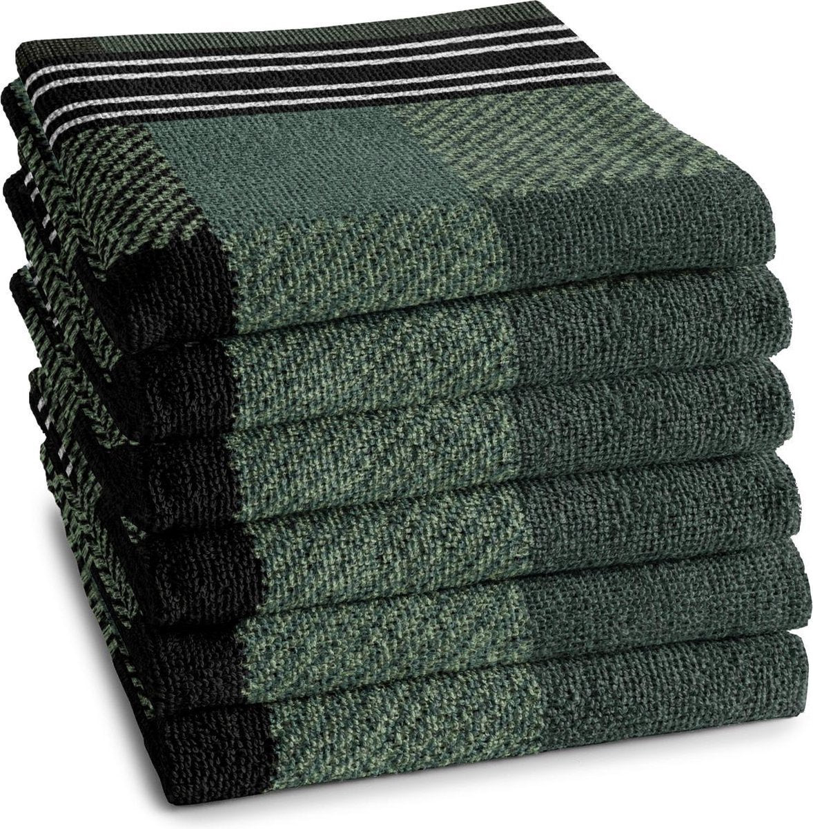 DDDDD Feller - Keukendoek - 50x55 cm - Set van 6 - Green