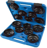 Silverline 15-delige oliefiltersleutelset 65 - 93 mm