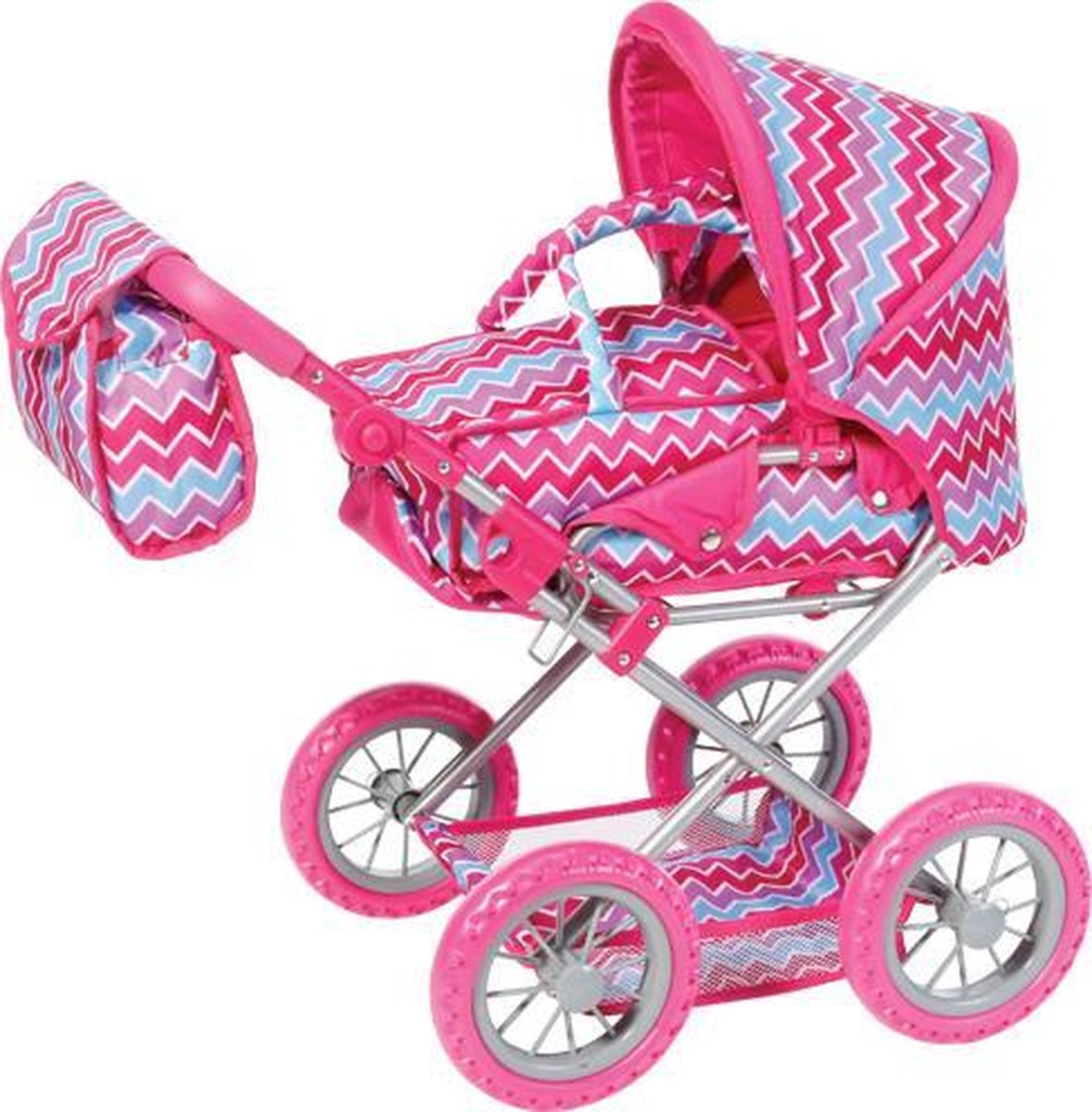 Knorrtoys Ruby poppenwagen zigzag