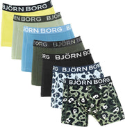 Björn Borg Fourflower Skyway - 7-pack jongens boxershort maat 110-116
