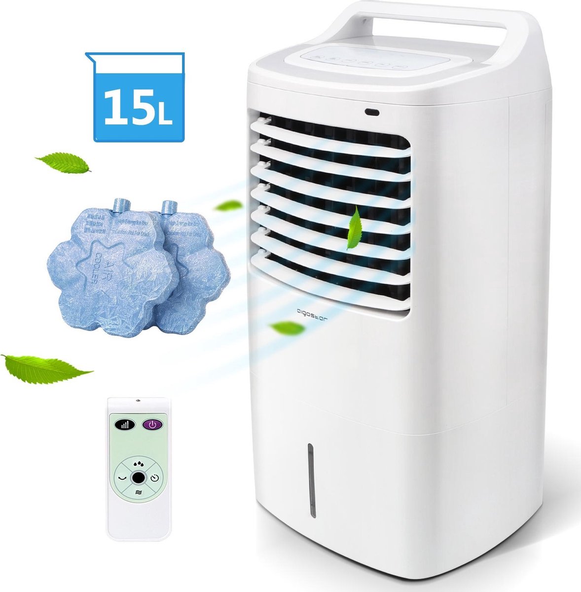Aigostar Kohl - Luchtkoeler - Aircooler 3 in 1 - Wit