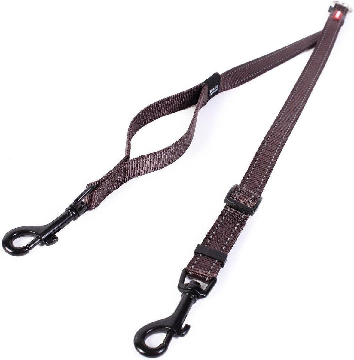 EzyDog Soft Touch Coupler - Hondenriem (35-60cm) - Bruin