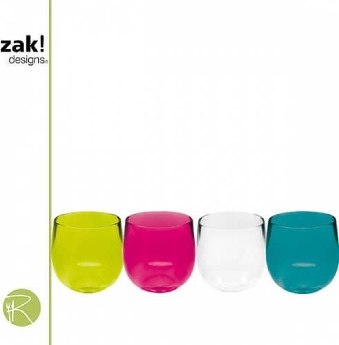 Shot Glas - Zak!Designs - Stacky - set van 4 - 60 ml
