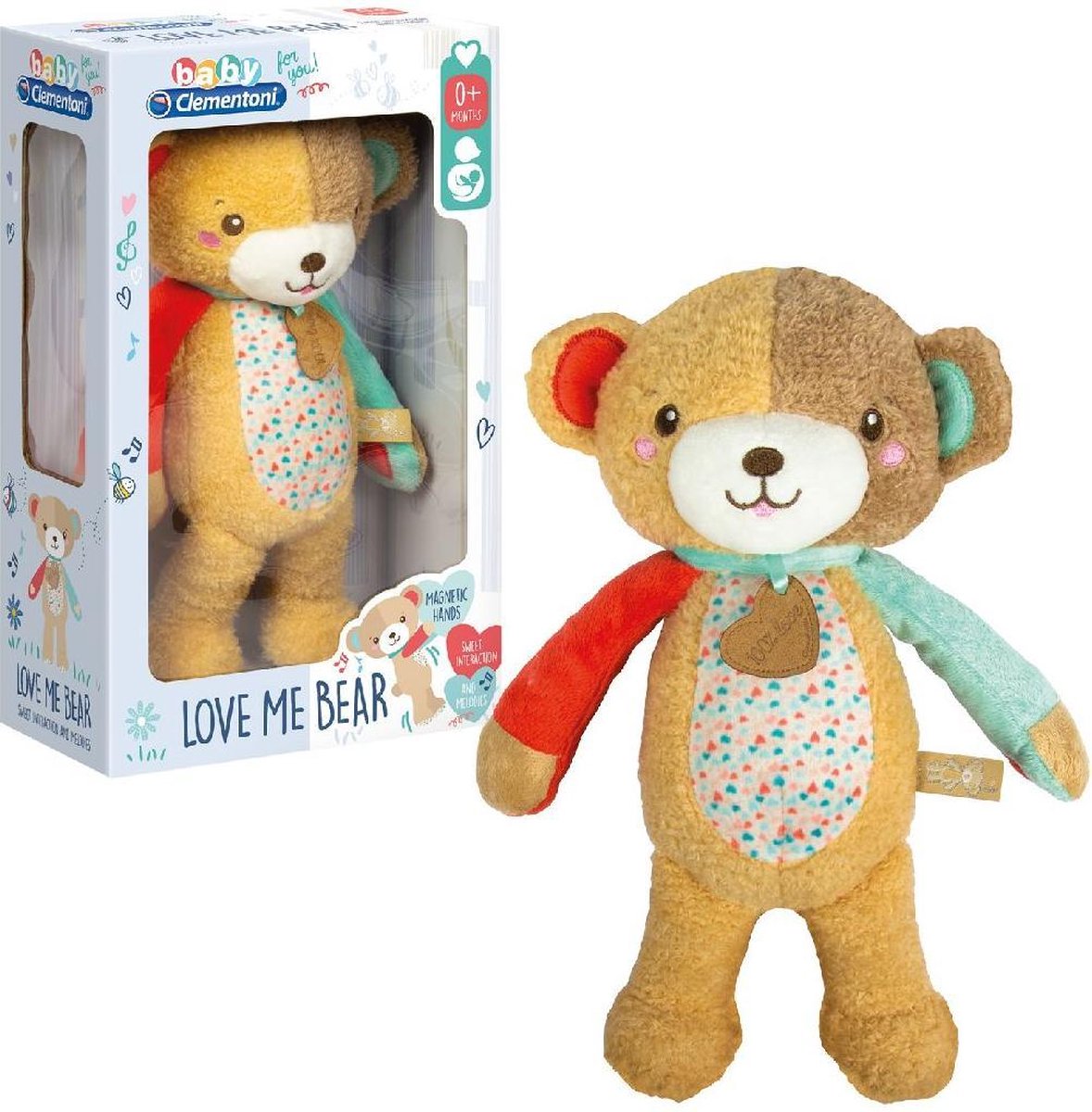 Clementoni Baby Knuffel Love Me Beer