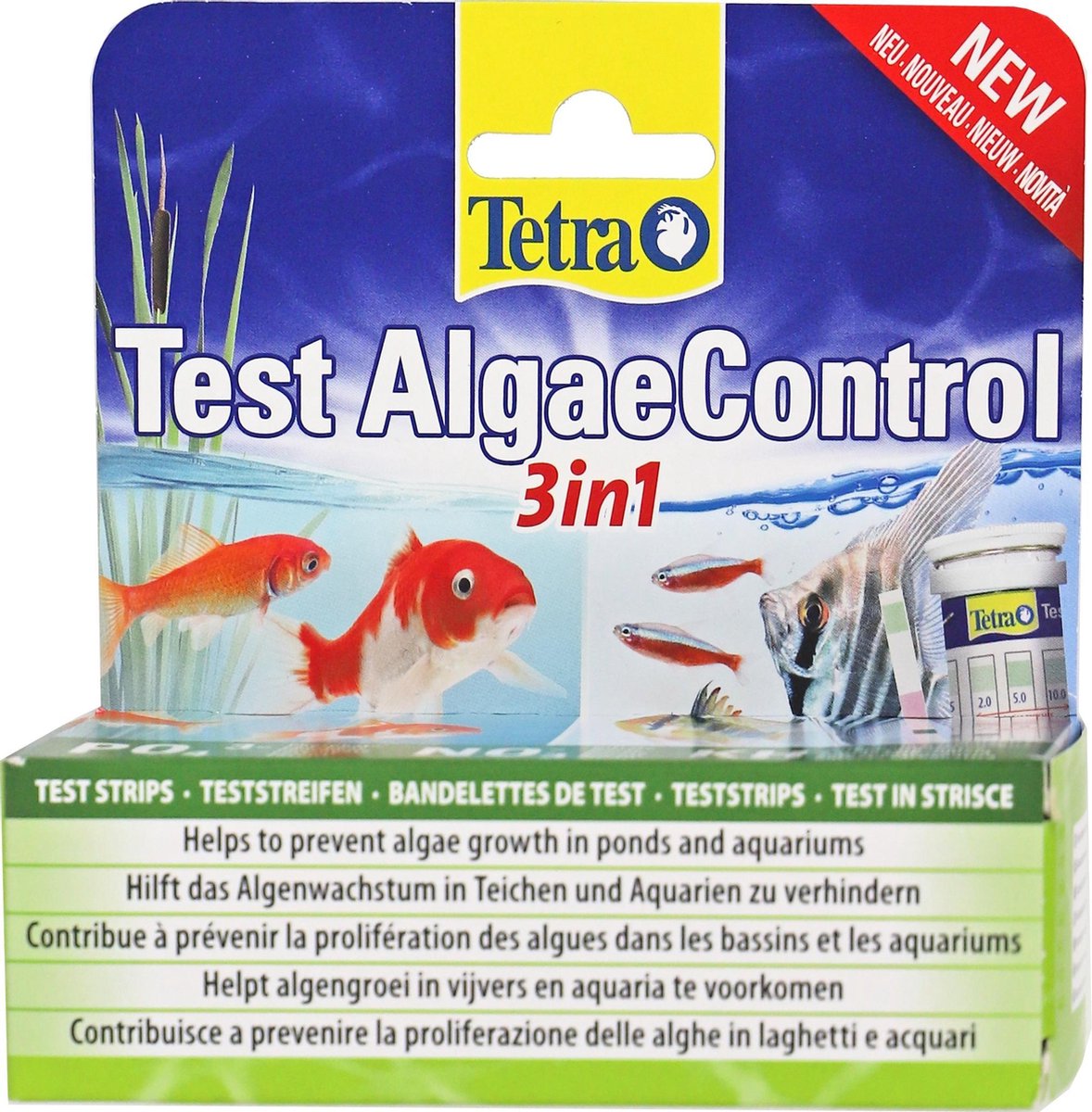 Tetra Test - Watertesten - Algencontrole - 3-in-1 - PO4 - N03 - KH - 25 Strips