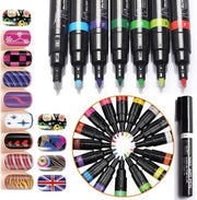 1 Nail Art Pen Geel 7ml|Nagelversiering|Make-up|Nagellak|Nagels Kleuren Verven