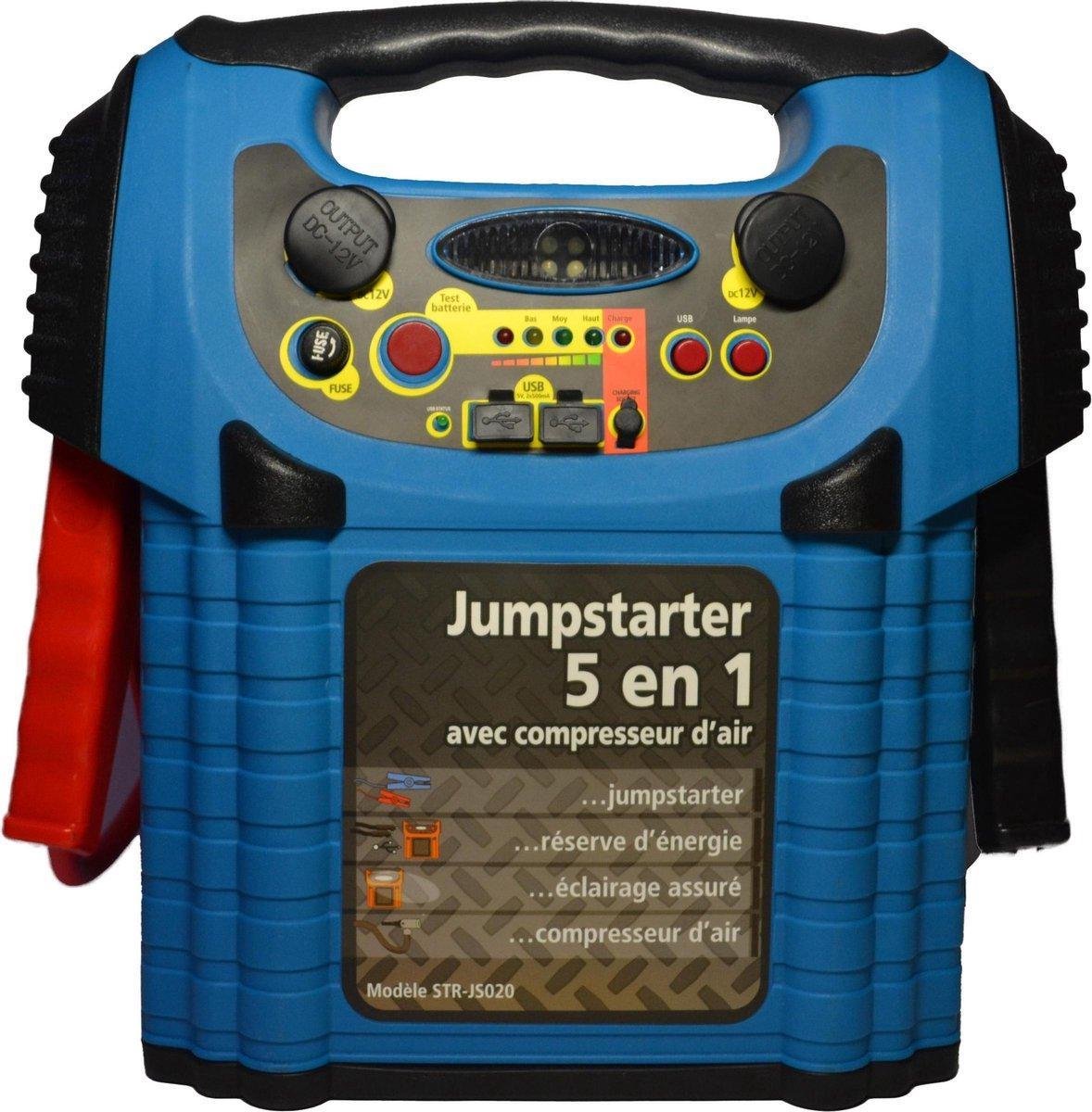 Jumpstarter met Compressor - 12V/17AH