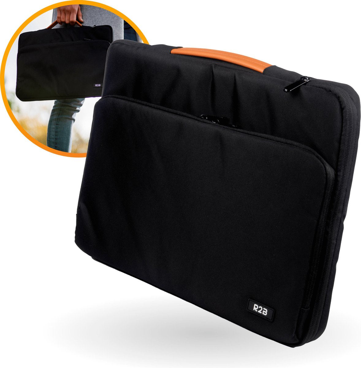 R2B Laptoptas geschikt voor Laptops en tablets tot 15.6 inch - Laptophoes