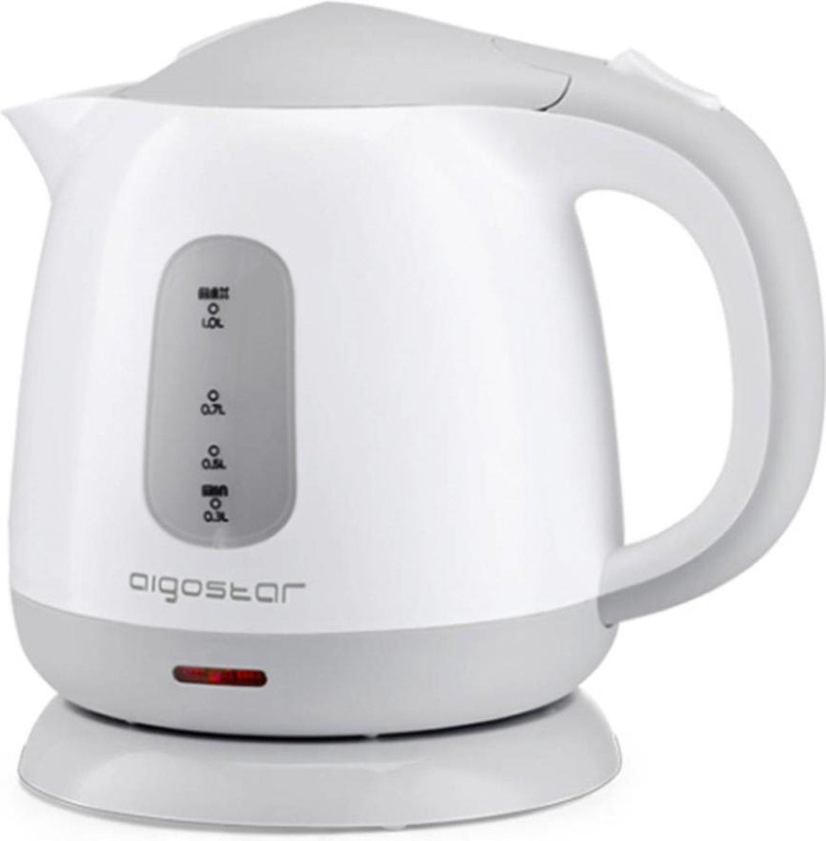 Aigostar Juliet 30HIO - Elektronische Waterkoker 1 Liter- Wit/grijs